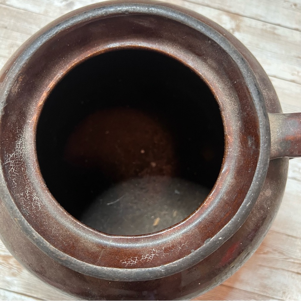 💚Blue Crown 4 quart bean pot - Picture 3 of 6